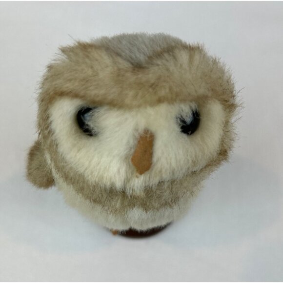 Folkmanis Finger Puppet Barn Owl Mini Plush 4 in Stuffed Animal Bird Toy - Picture 8 of 11